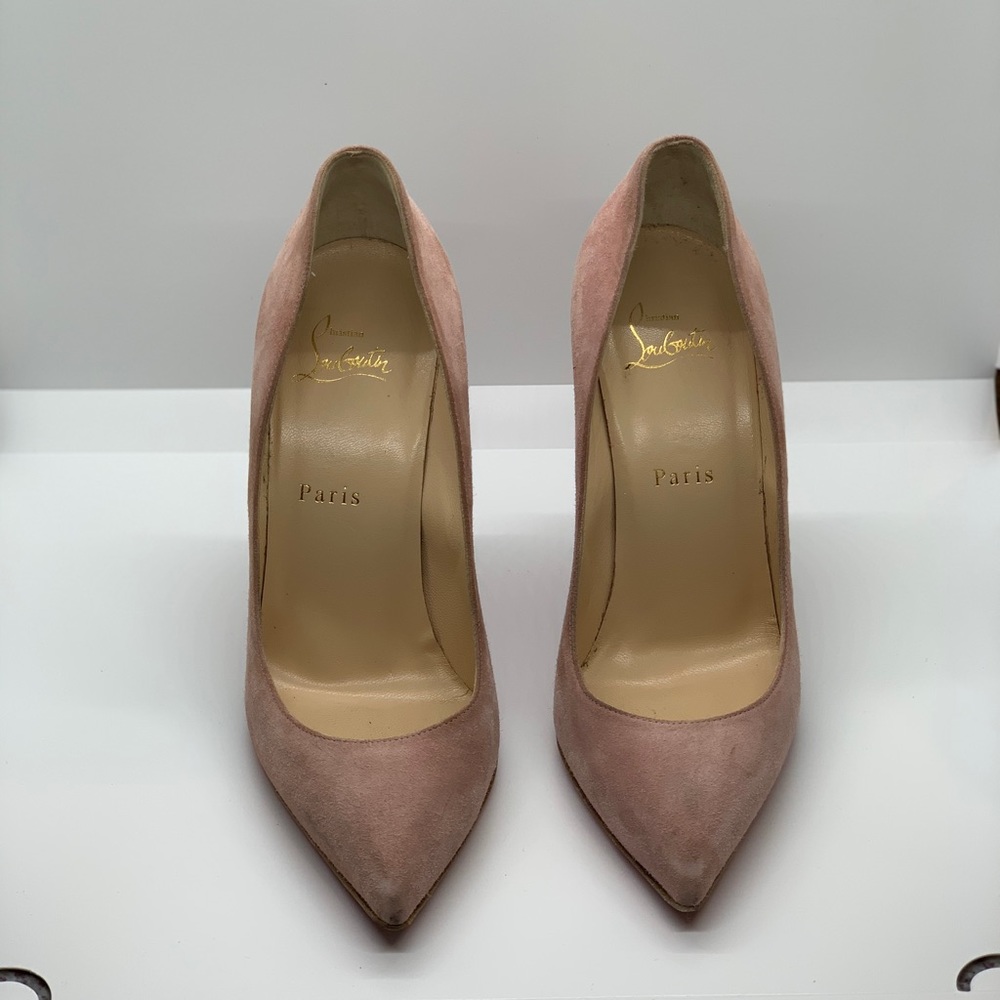 Pigalle Follie Pink Suede By Christian Louboutin - Picture 2 of 5